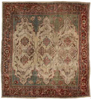 12 x 14 Antique Persian Sultanabad 12 x 14 Antique Persian Sultanabad