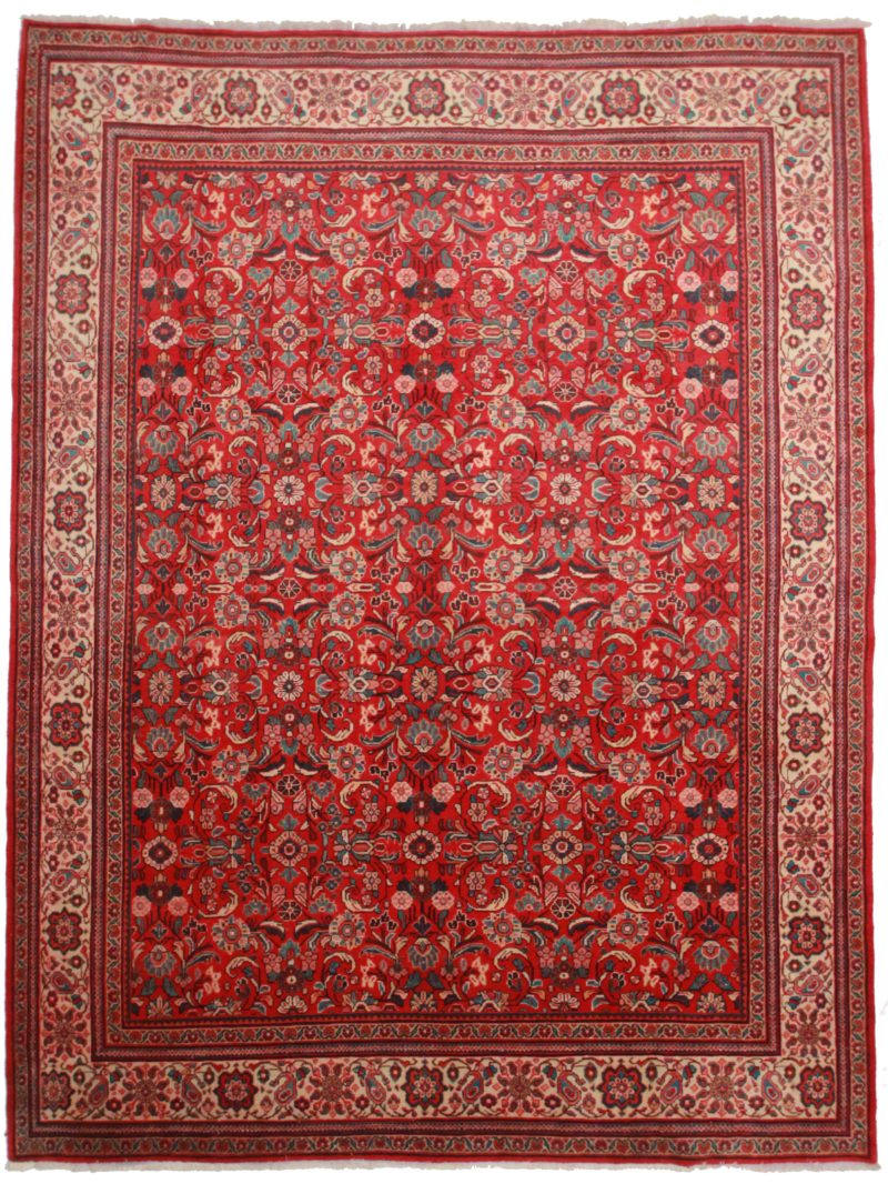 10 x 13 Vintage Persian Mahal Rug 10176