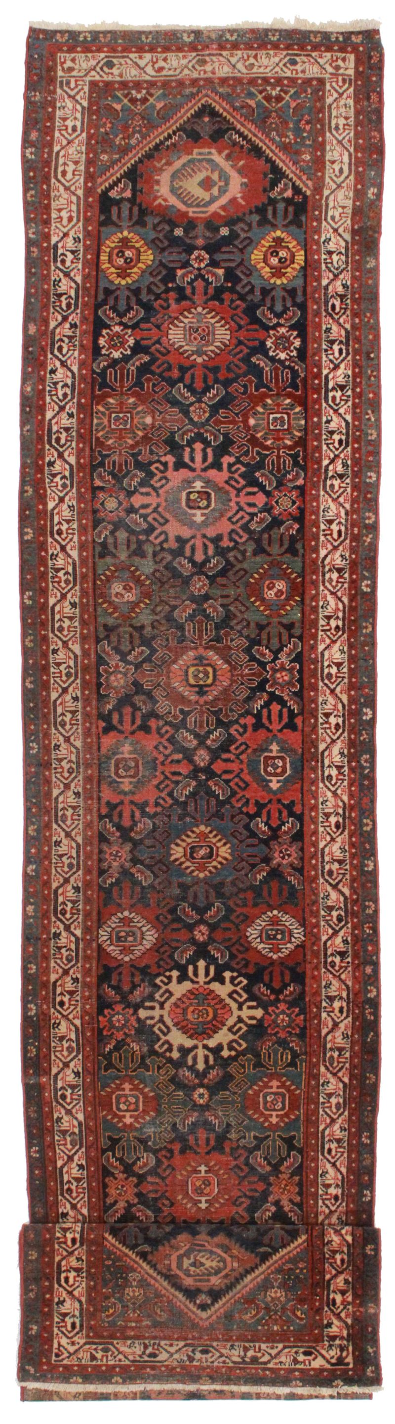 3 x 20 Antique Persian Malayer Runner 14268