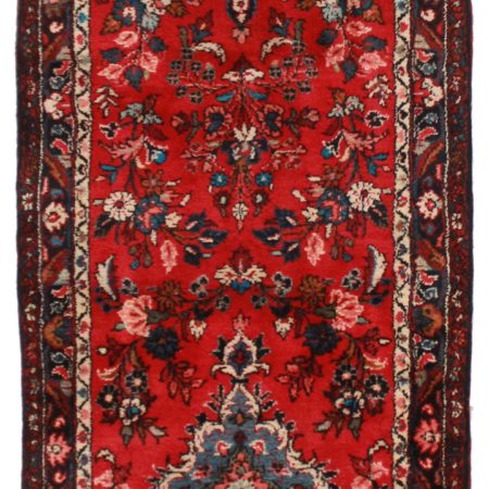 3 x 25 Vintage Persian Hamadan Runner 14200