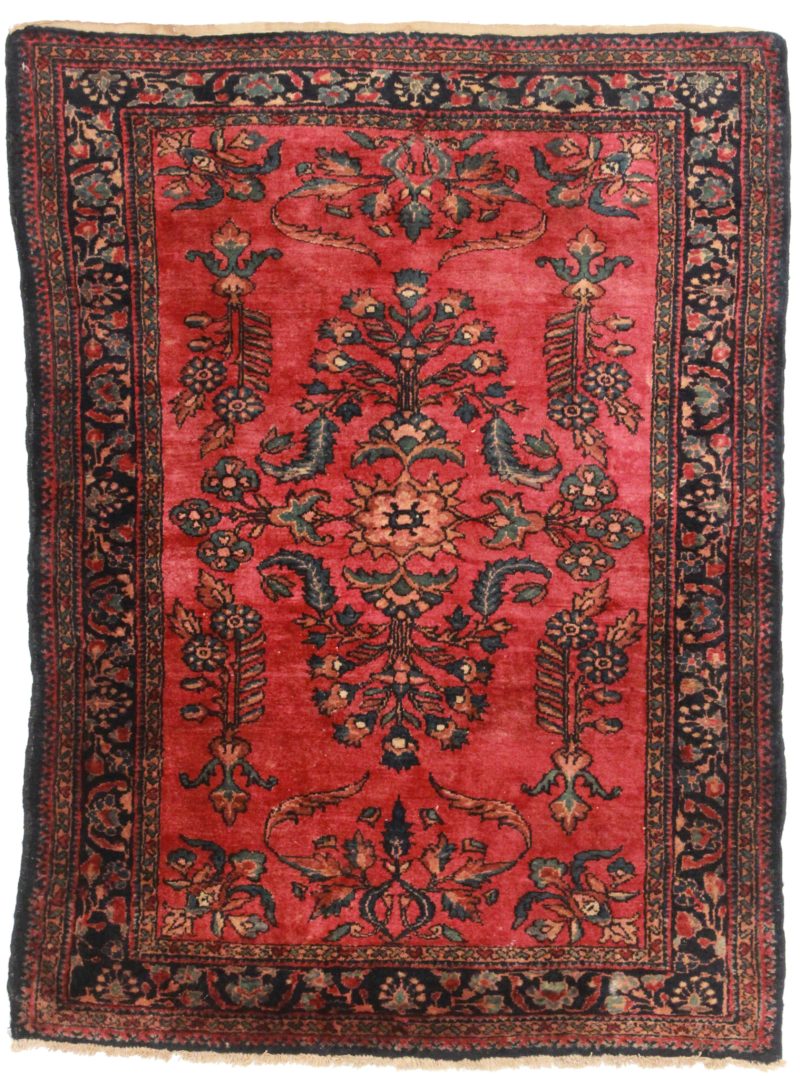 3 x 5 Antique Persian Lilihan Rug 14168