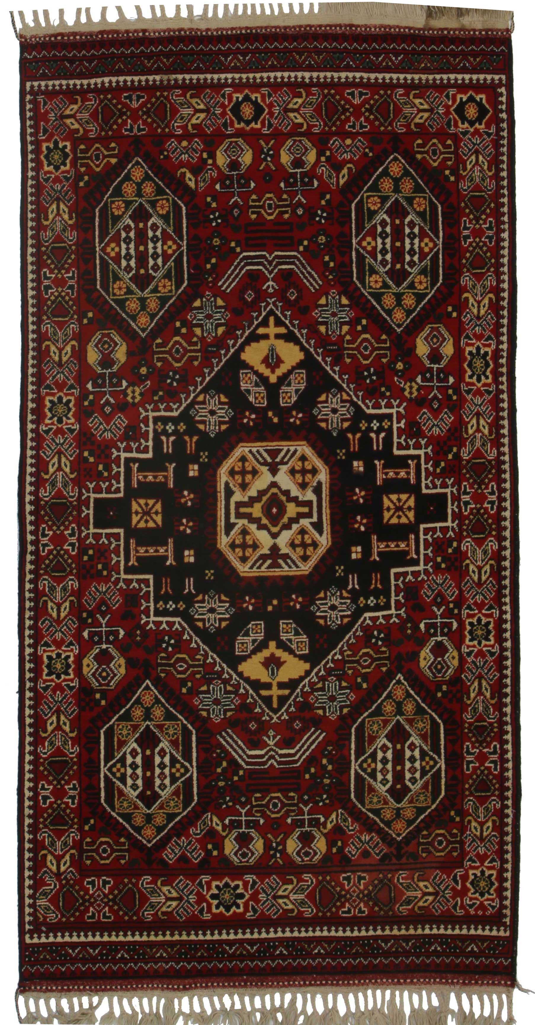 3 X 6 Vintage Afghan Rug 9813 Exclusive Oriental Rugs