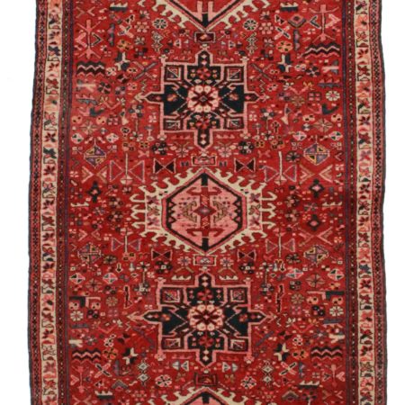 3 x 9 Antique Persian Heriz Runner 11819