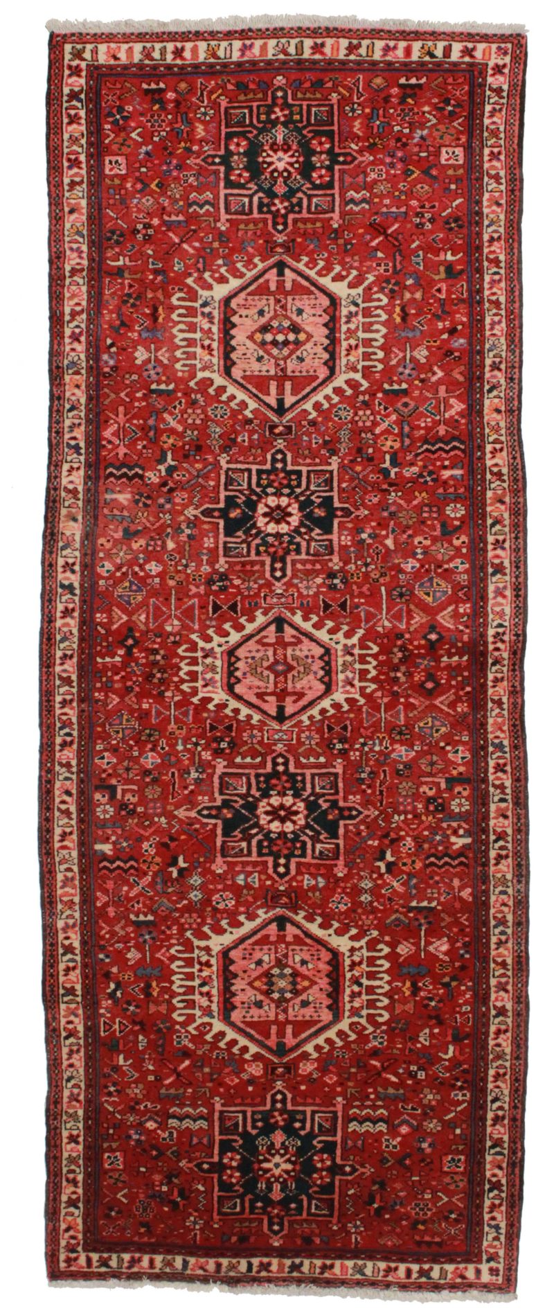 3 x 9 Antique Persian Heriz Runner 11819