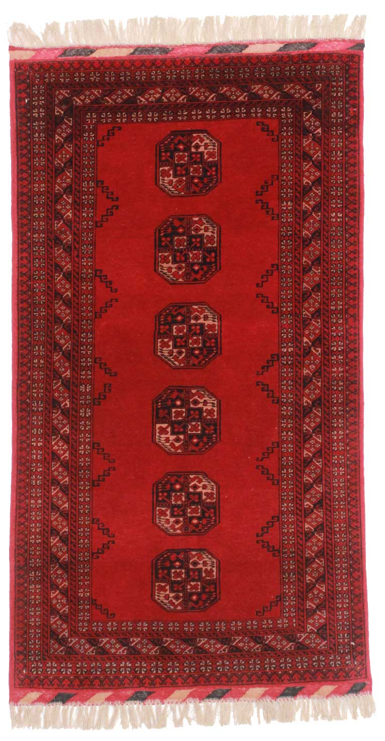 4 x 6 Afghan Bokhara Rug 9127 Exclusive Oriental Rugs