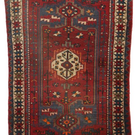 4 x 6 Antique Persian Hamedan Rug 9841