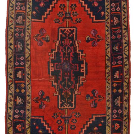 4 x 6 Vintage Persian Hamedan Rug 9848