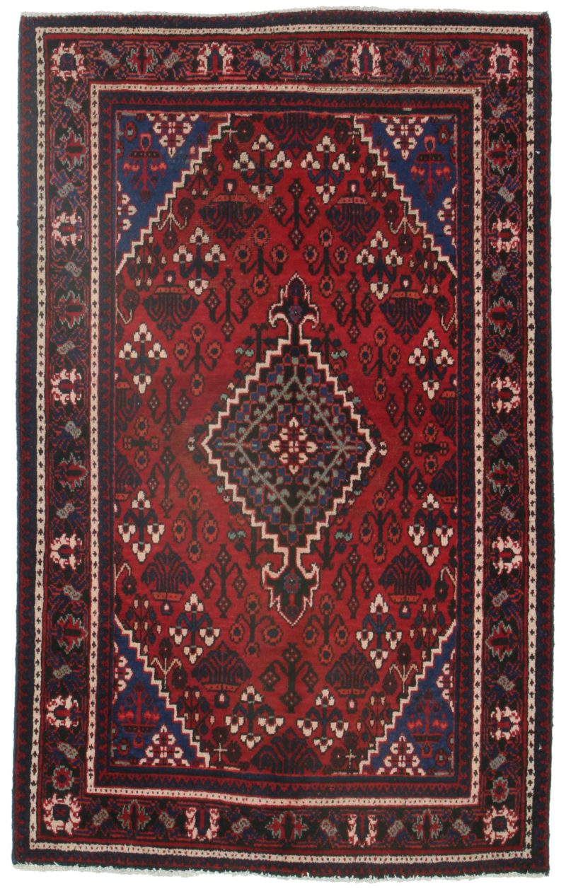 4 x 6 Vintage Persian Hamedan Rug 9884