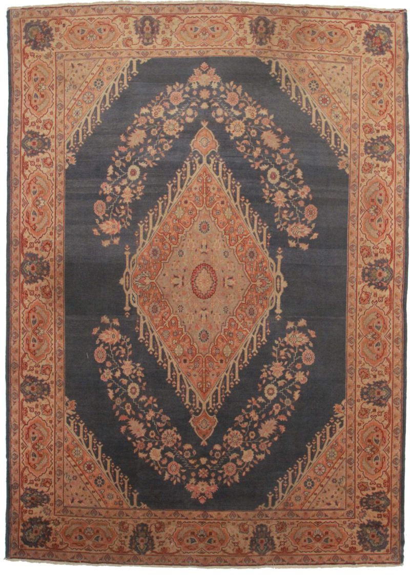 8 x 11 Antique Turkish Oushak Rug 2797