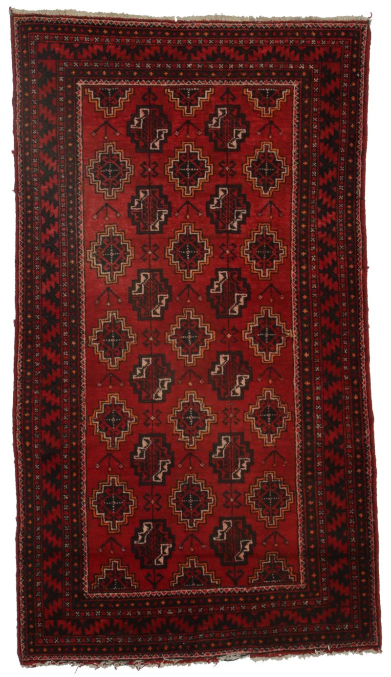 4 x 7 Antique Persian Hamadan Rug 9843