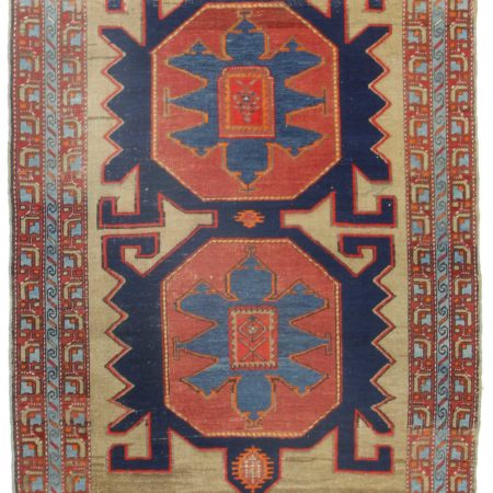 4 x 6 Antique Russian Wool Rug 14344