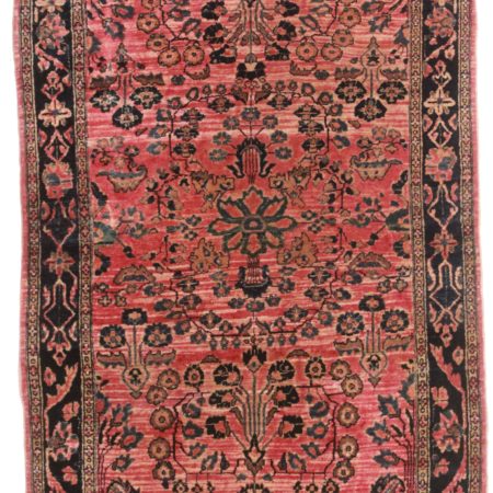 3 x 5 Antique Wool Persian Sarouk Rug 14125