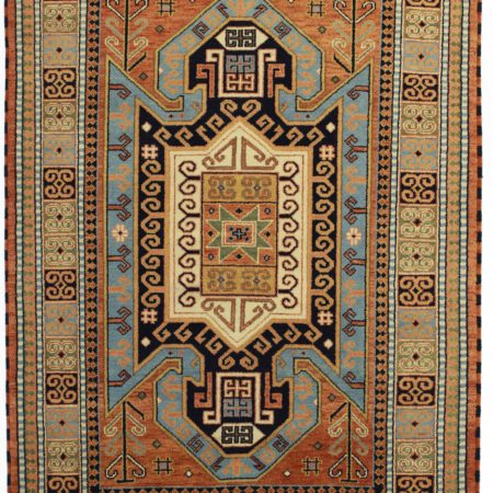 6 x 8 Vintage Transitional Wool Rug 13174