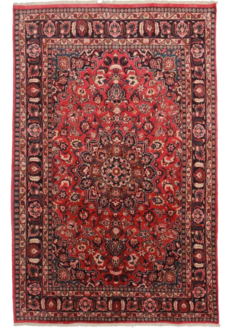 6 x 10 Antique Persian Mashad Rug 12111