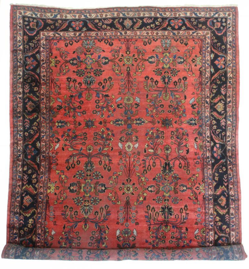 Antique Persian Mahal 10 x 17 Rug 1750