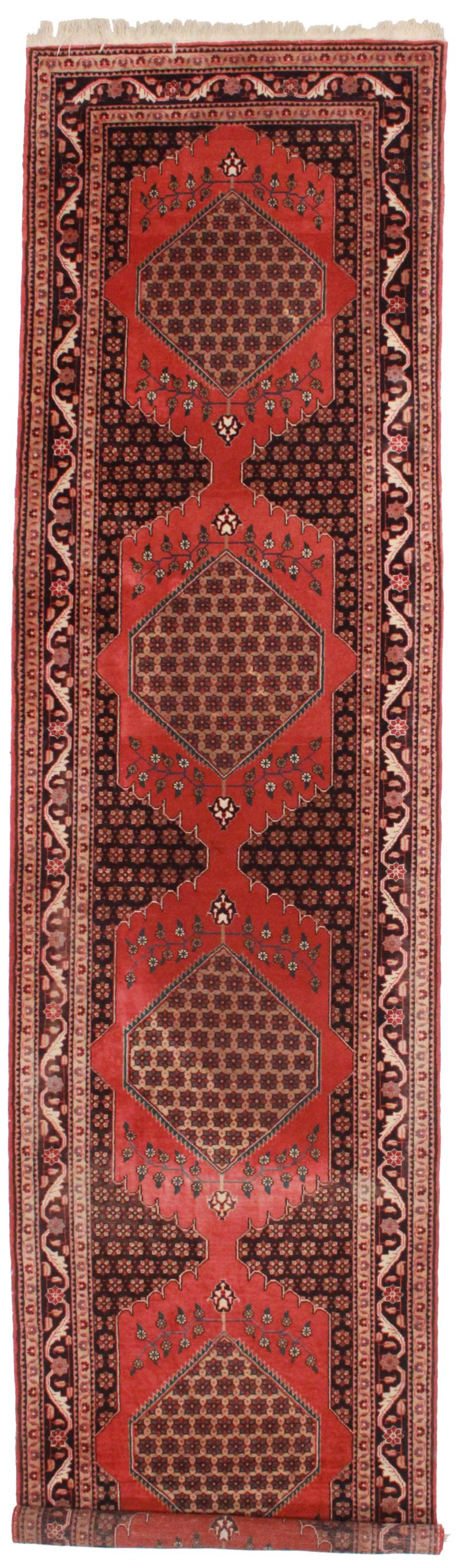 3 x 12 Vintage Persian Seneh Runner 11273