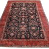12′5″ × 18′7″ Antique Hand Knotted Wool Persian Mahal Rug 11305 - Image 2