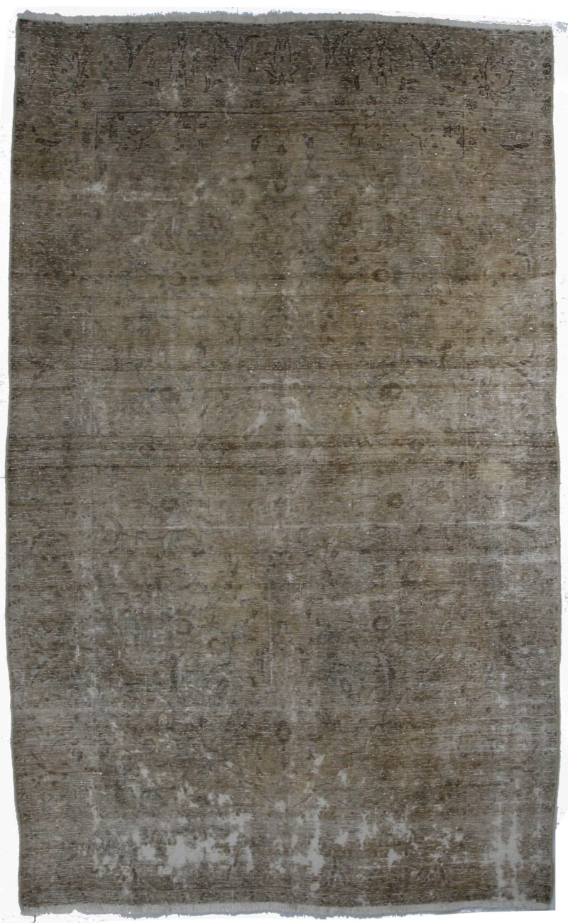 4'9" x 7'8" Hand Knotted Wool Persian Tabriz Rug H-21