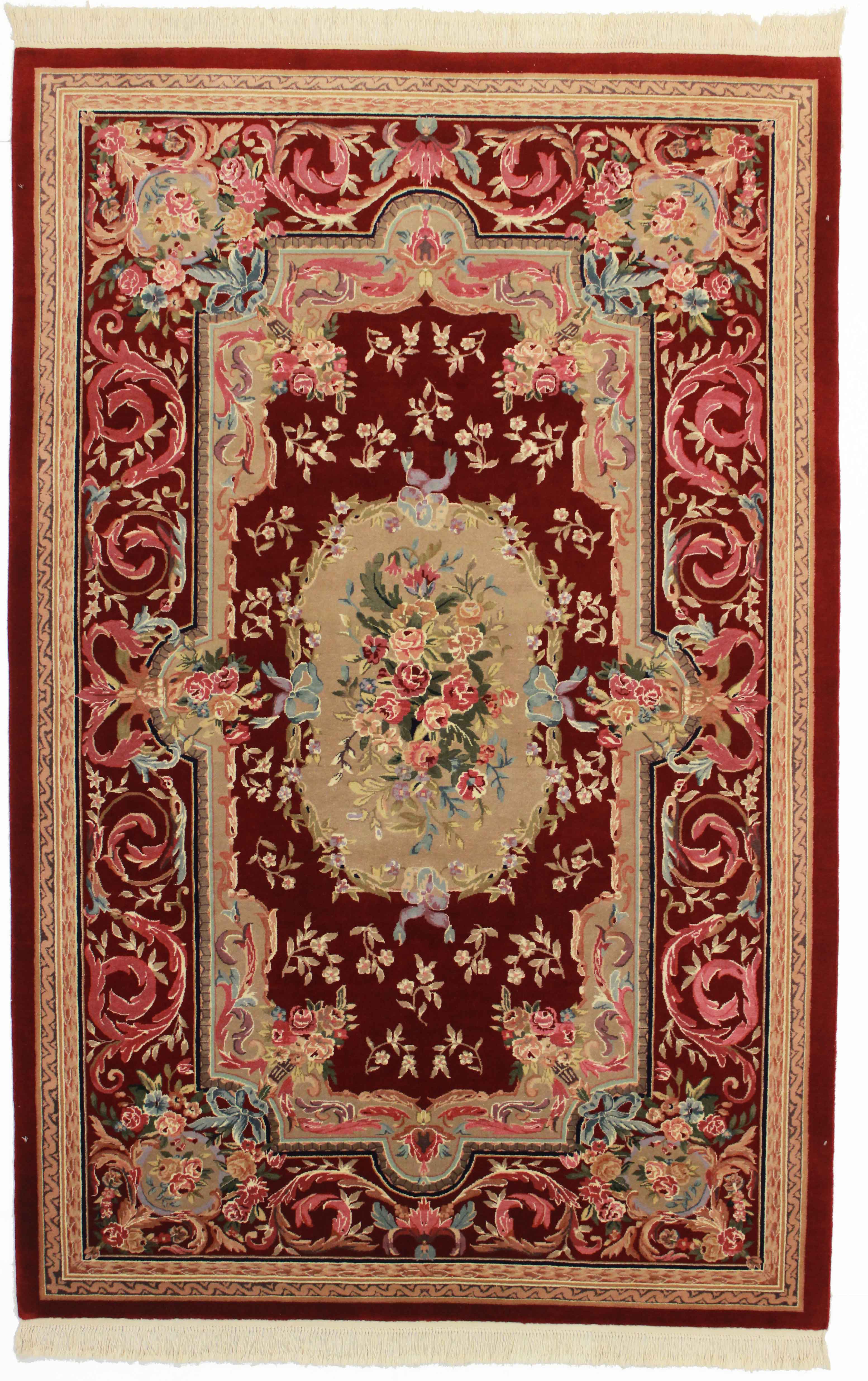 Chinese Hand Knotted Wool Rug 10046