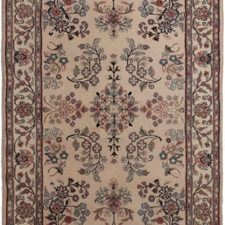 4' x 6'1" Hand Knotted Wool Persian-Style Rug 10506