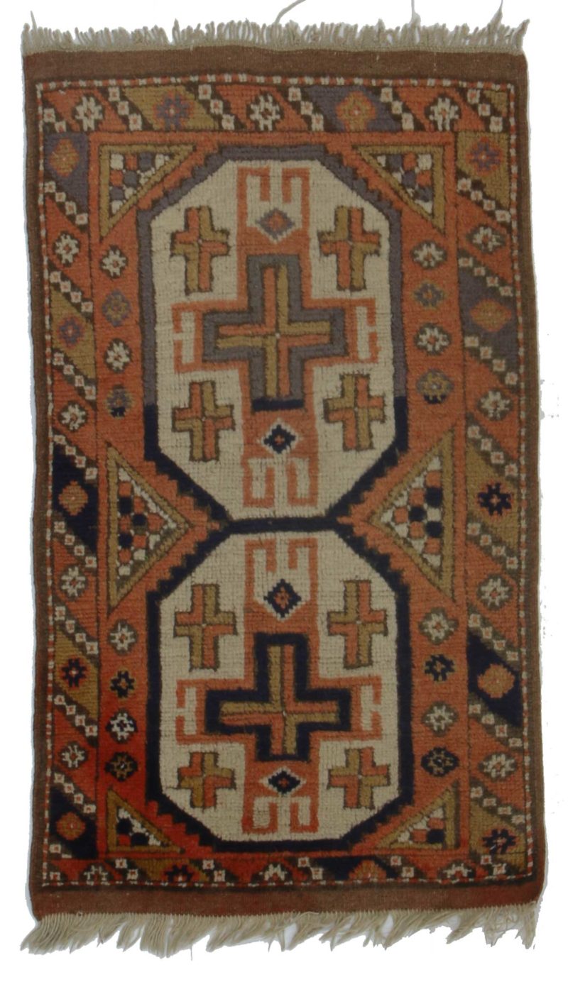 2'4" x 3'11" Turkish Geometric Rug 10747