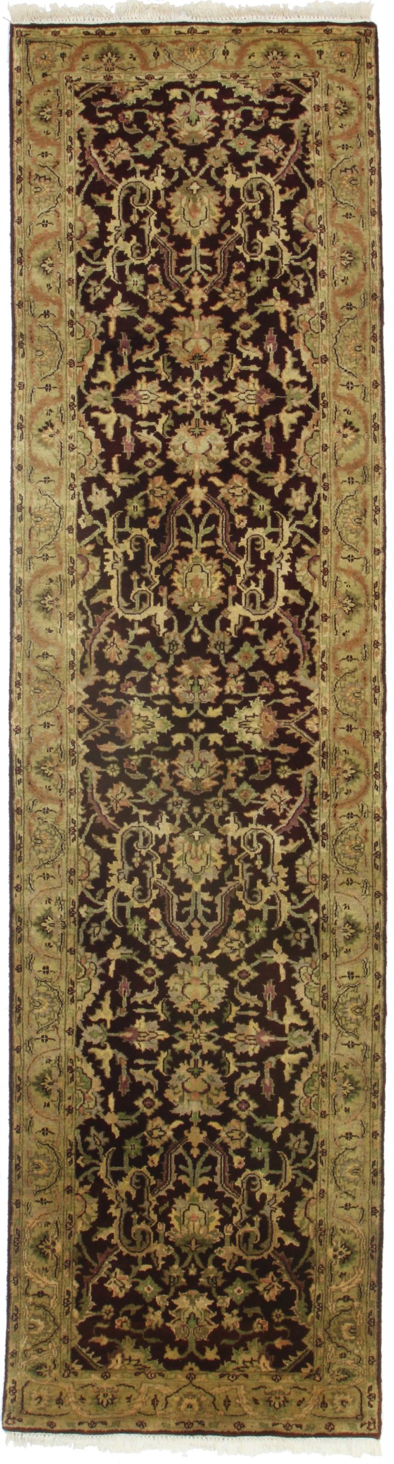 2'8" x 12'2 Persian-Style Hand Knotted Wool Runner 13010