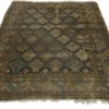 3'5" x 4'2" Antique Hand Knotted Wool Russian Rug 14393 - Image 2