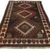 3'11" x 6'4" Hand Knotted Wool Persian Heriz Rug 2736 - Image 2