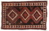 3'11" x 6'4" Hand Knotted Wool Persian Heriz Rug 2736 - Image 3