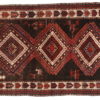3'11" x 6'4" Hand Knotted Wool Persian Heriz Rug 2736 - Image 4